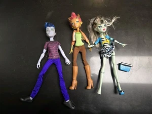 Monster High Doll Lot FRANKIE STEIN slo mo mortavitch GILDA GOLDSTAG 2008 - Picture 1 of 2