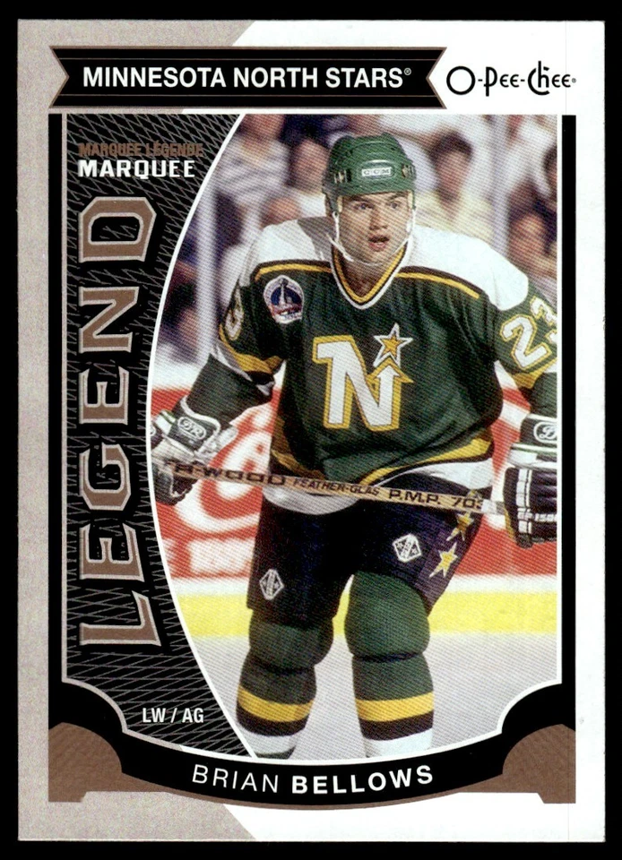 2015-16 O-Pee-Chee MARQUEE LEGEND Brian Bellows Minnesota North Stars #597 - Image 1 of 2