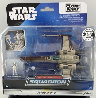 Star Wars Micro Galaxy Squadron Z-95 Headhunter #0175 RARE Chase 1 of 15,000 - Image 1 of 4