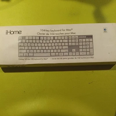 iHome Full Size Wired 104 Keyboard: Compatible w/ Mac & PC - Image 1 of 4