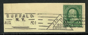 Sc #279 BUFFALO NY PAN AM EXPOSITION Cancel 1 Cent Bureau 1894-1895 US 89B32 - Picture 1 of 2