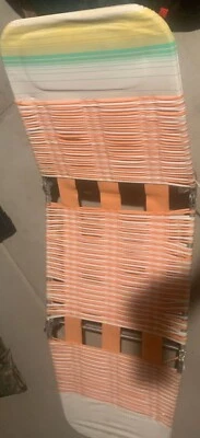 Chaise Lounge Plegable Vintage Césped, Silla de Playa Vinilo Tubo Plástico y Aluminio Foto 1 de 3