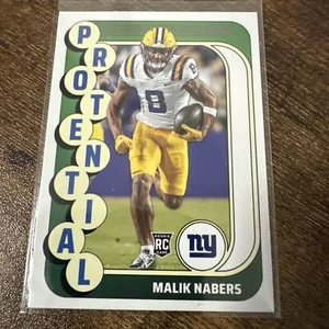 Malik Nabers 2024 Score Football Protential #4 New York Giants - Bild 1 von 2
