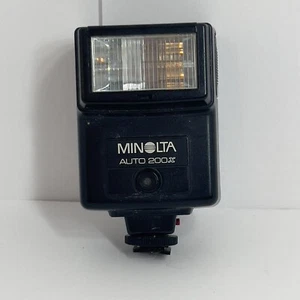 Minolta Auto 200X Mount Electroflash for Film Camera For Parts - Untested - Picture 1 of 5