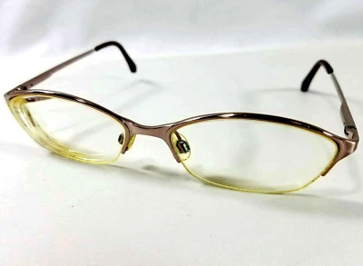Revlon Eyeglasses 130 Blush RV550 Metal Half Rim       177 - Image 1 of 4