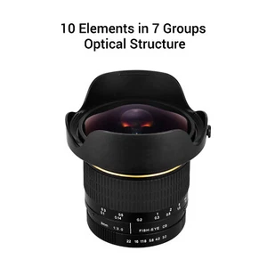 8mm F3.0 Fisheye Lens APS-C Manual Focus Ultra Wide Angle For APS-C Compatib CEL - Picture 1 of 11