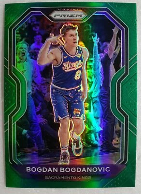 2020-21 Panini Prizm #27 Bogdan Bogdanovic GREEN Prizm Kings - Nice Card!  - Image 1 of 2