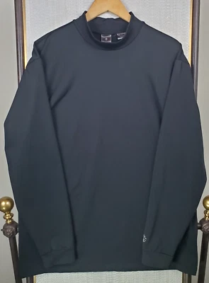 NIKE GOLF x TIGER WOODS Size XL Mens Softshell Mock Neck Polo Shirt Long Sleeves - Image 1 of 4