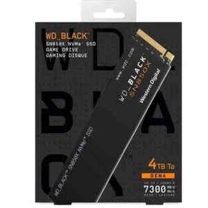 Disque SSD interne WD_BLACK SN850X NVMe 4 To NVMe M.2 - WDS400T2X0E - Photo 1/2