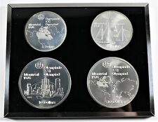 Canada $5 & $10 1976 Montreal Olympics Set Sealed In Hard Plastic Case #14731