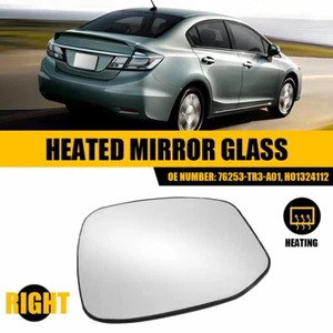 Front Passenger Right Side Mirror Glass For 2012-2013 Honda Civic HO1325113 I - Bild 1 von 11