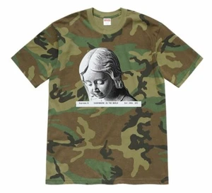 Supreme Everywhere Tee Woodland Camo Size L Mens T-Shirt FW20 - Picture 1 of 7