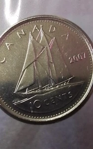 Canadian Dime 39 2007 - Imagen 1 de 5