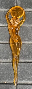 Vintage Mid Century Plastic Letter Opener Popular Printing Plant Galveston TX - Picture 1 of 9