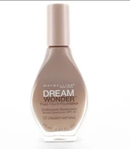 10 X Maybelline Dream Wonder Fluid-Touch Foundation 50 Creamy Natural - Picture 1 of 3
