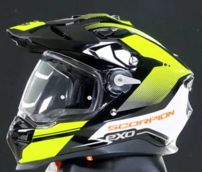 Motorcycle Helmet Scorpion ADF 9000 Trail Yellow SIZE S Yellow Adventure Helmet - Image 1 of 2