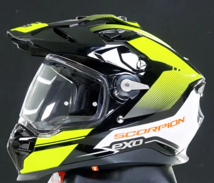 Motorcycle Helmet Scorpion ADF 9000 Trail Yellow SIZE S Yellow Adventure Helmet - Image 1 of 2