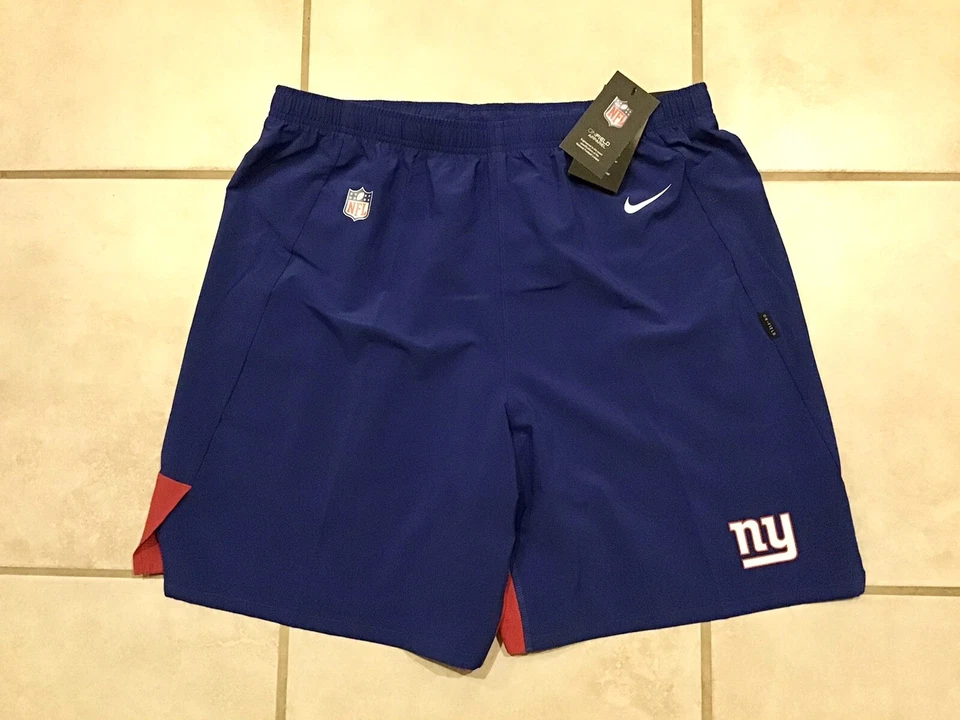 Nike Dri-fit NFL Onfield Apparel NY Giants Shorts Size XXL Ci2404-495 -