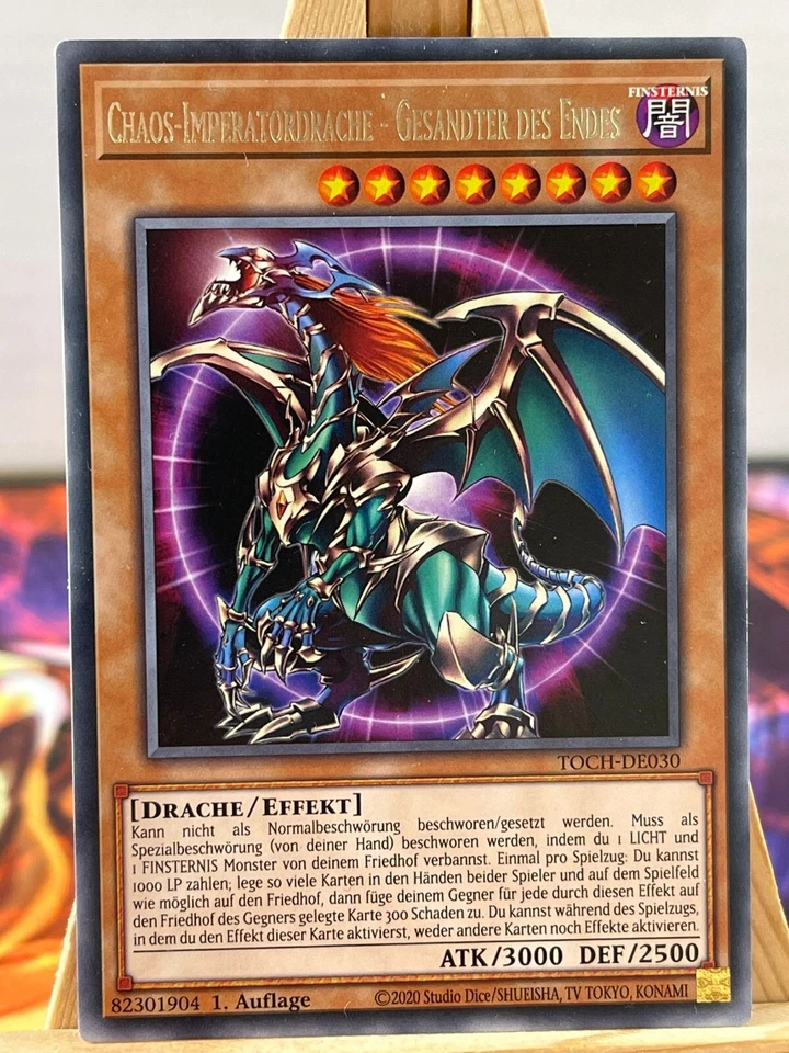 Chaos Imperatordrache Gesandter des Endes TOCH-DE030 Rare Deutsch NM YUGIOH - Bild 1 von 1