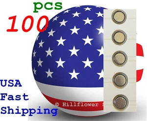 100 pcs CR1025 1025 Top LM1025 BR1025 Bulk 3V Lithium Battery - Picture 1 of 6
