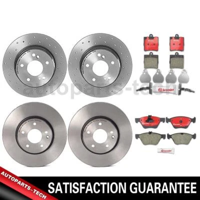 Juego de 6 pastillas de freno de disco Brembo freno de disco rotor trasero delantero para Chrysler Crossfire Foto 1 de 4