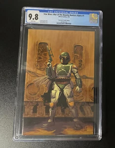 Star Wars War of the Bounty Hunters Alpha #1- Variante Duursema Virgin CGC 9,8 - Foto 1 di 3