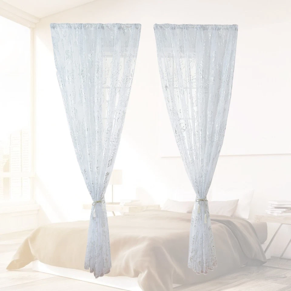 Tende Finestre Camera Da Letto Per Finestra Piccola Curtain Floreale - Immagine 1 di 4