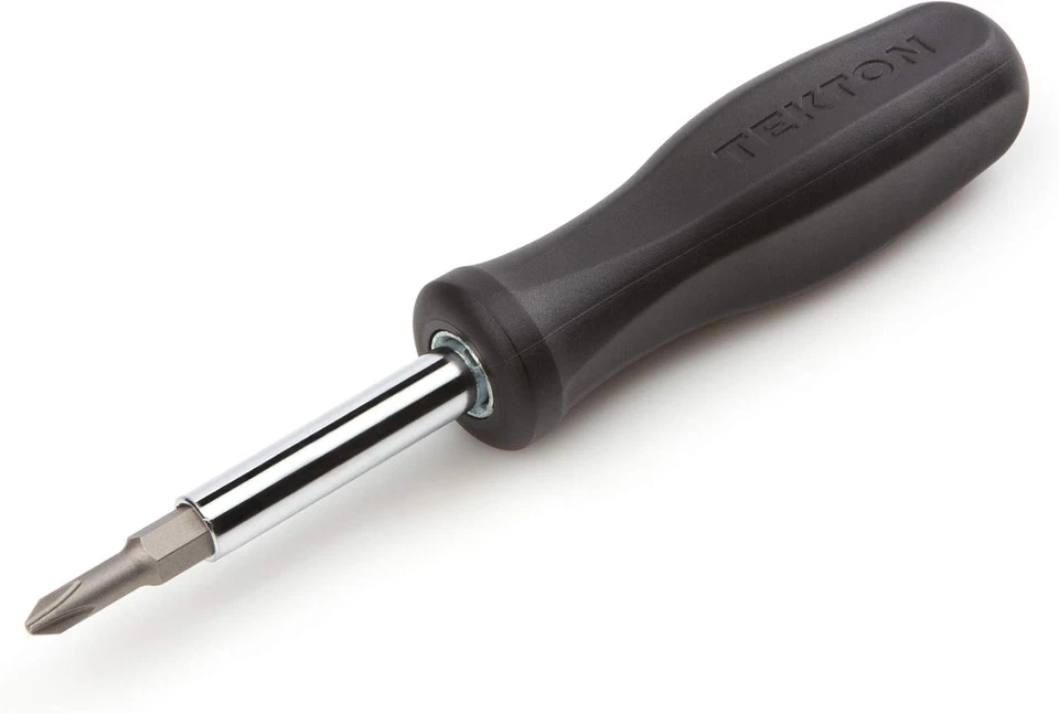 TEKTON 6-in-1 Phillips/Slotted Multi-Bit Driver #1 x 3/16 in., #2 x 1/4 in. - Image 1 of 4