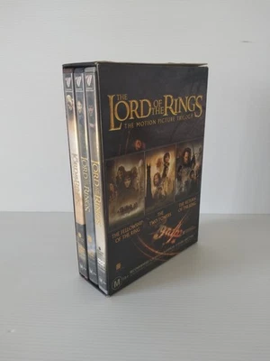 Lord of the Rings, The Motion Picture Trilogy (DVD, 2001) Region 4 - image 1 of 4