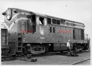 25FF475 RP 1940s CENTRAL RAILROAD NEW JERSEY LOCOMOTIVE #1500 - Picture 1 of 1