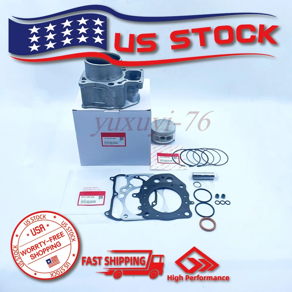 OEM New Top End Kit W/ Cylinder 12100-Hp7-A00 For Trx420 Rancher Honda 2009-2024 Foto 1 de 4