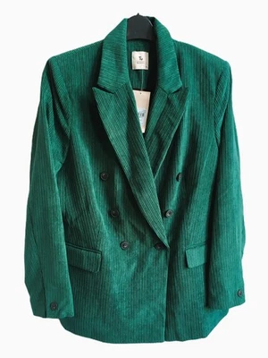 TU green corduroy jacket blazer size 16 NWT, lined pockets, 29" Long aprox - Image 1 of 4