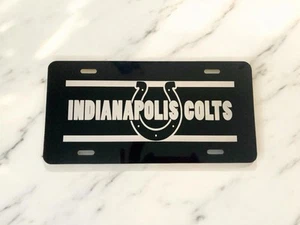 Indianapolis Colts Laser Cut Tag Nummernschild, aus Aluminium - Bild 1 von 3