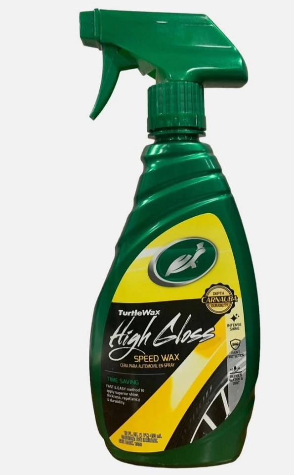 2 Pack Turtle Wax High Gloss Speed Wax Time Saving Carnauba Durability - Image 1 of 1