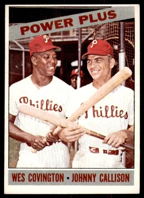 1966 Topps Power Plus (Covington / Callison ) #52 VG/EX - Image 1 of 2