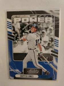 Panini Absolute 2021 - Power Chipper Jones #PO-15  - Imagen 1 de 2