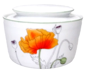 POPPY by Block Spal Covered Sugar Bowl NEW made in Portugal by Mary Lou Goetzer - Picture 1 of 10