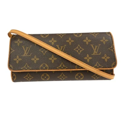 LOUIS VUITTON POCHETTE TWIN GM CROSSBODY BAG MONOGRAM M51852 FL0031 RQ00772 - Image 1 of 4