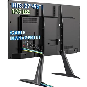 Hemudu Universal Table Top TV Stand Base VESA Pedestal Mount for 27 inch to 55 - Picture 1 of 8