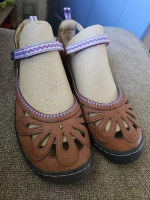 НОВЫЙ! Женские туфли на плоской подошве Jbu By Jambu Agatha Mary Jane размер 10 M коричневая кожа - Изображение 1 из 4