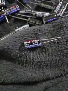 20pc Electrolytic Capacitor Axial 2000hr +105℃ 470uF 50V φ13x21mm Supertech - Picture 1 of 3