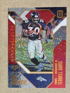 2016 PANINI UNPARALLELED DRAFT DIAMONDS RED TERRELL DAVIS #’D 5/49 - Foto 1 di 2