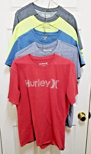 Lot Of 5 Hurley Surf T Shirts Tees Size Medium Skate Streetwear- DUDE!! - Picture 1 of 16