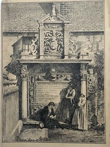 Ink Chinese Romanticism English Xixth England Scotland Edinburgh - Picture 1 of 10