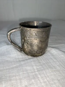 Vintage ABC/Alphabet Silver Plated Childs Cup -No Brand Markings- - Picture 1 of 5