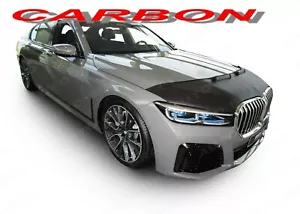 CARBON LOOK CAR HOOD BRA fits BMW 7 series G11 since 2015 NOSE FRONT END MASK - Bild 1 von 7