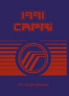 1991 Mercury Capri Shop Service Repair Manual Engine Drivetrain Electrical Body - Image 1 of 4