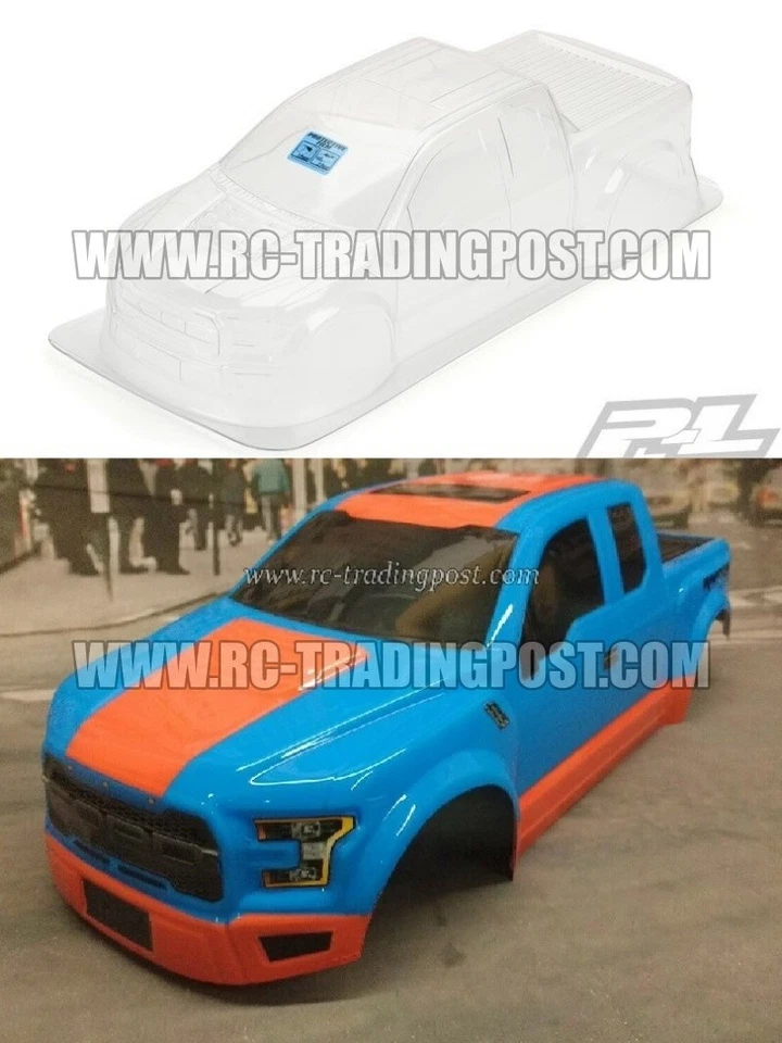 2017 Ford F-150 Raptor Clear RC Body 1/10-1/8 (WB 13.1" 333mm) (T/E-Maxx/Revo) - Image 1 of 1