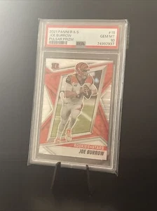Panini Rookies & Stars Pulsar Joe Burrow 2021 PSA 10 - Imagen 1 de 2