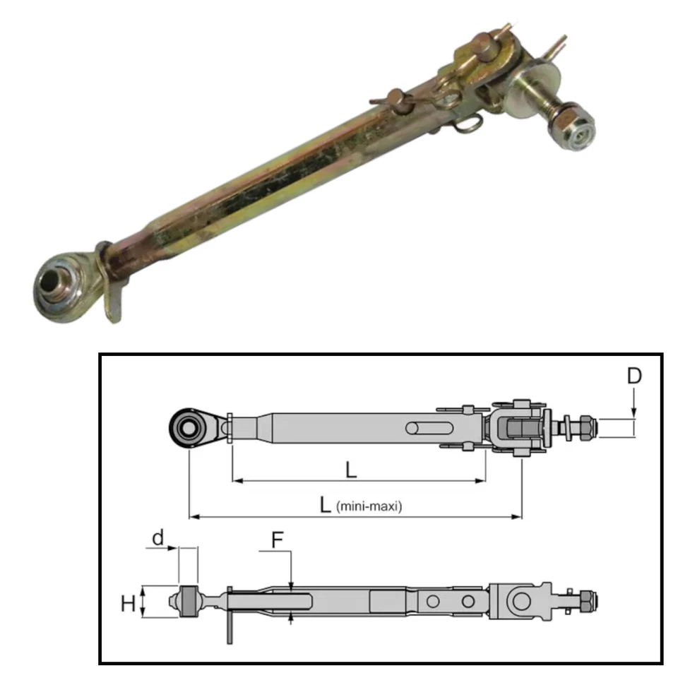 Unterlenker Stabilisator Strebe 510 KAT 1 M27x3 Hubstrebe Traktor Landmaschiene - Bild 1 von 1